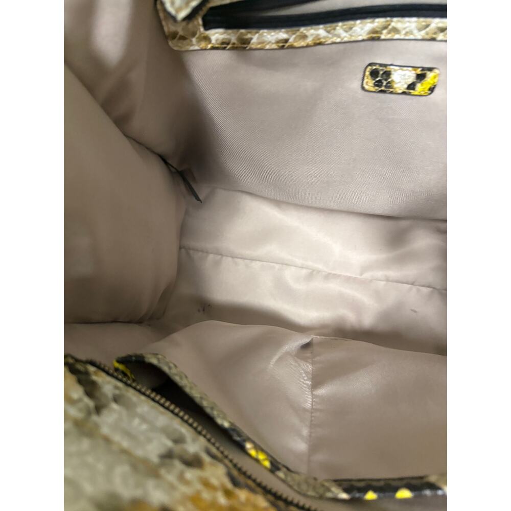 Jason Wu Snakeskin Print Gold Tote Bag - Picture 8 of 10